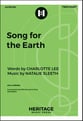 Song for the Earth Two-Part choral sheet music cover